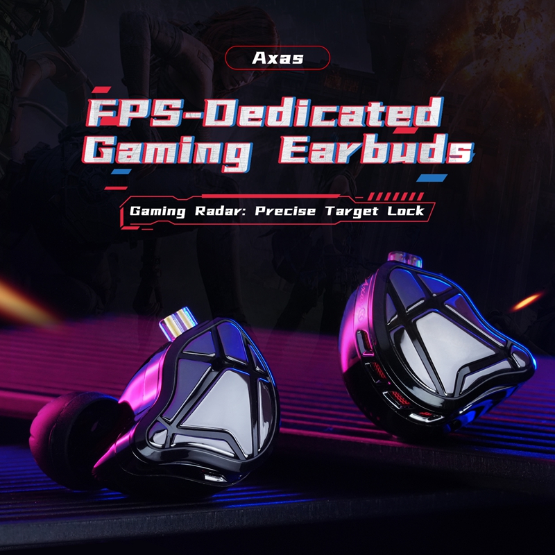 Gaming Console For Your Phone - KZ Axas FPS-Dedicated In Ear Gaming