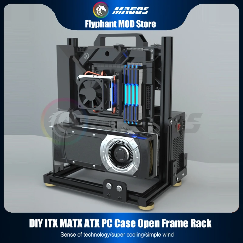 Console Gaming Pc Case - DIY Gamer Cabinet ITX MATX ATX