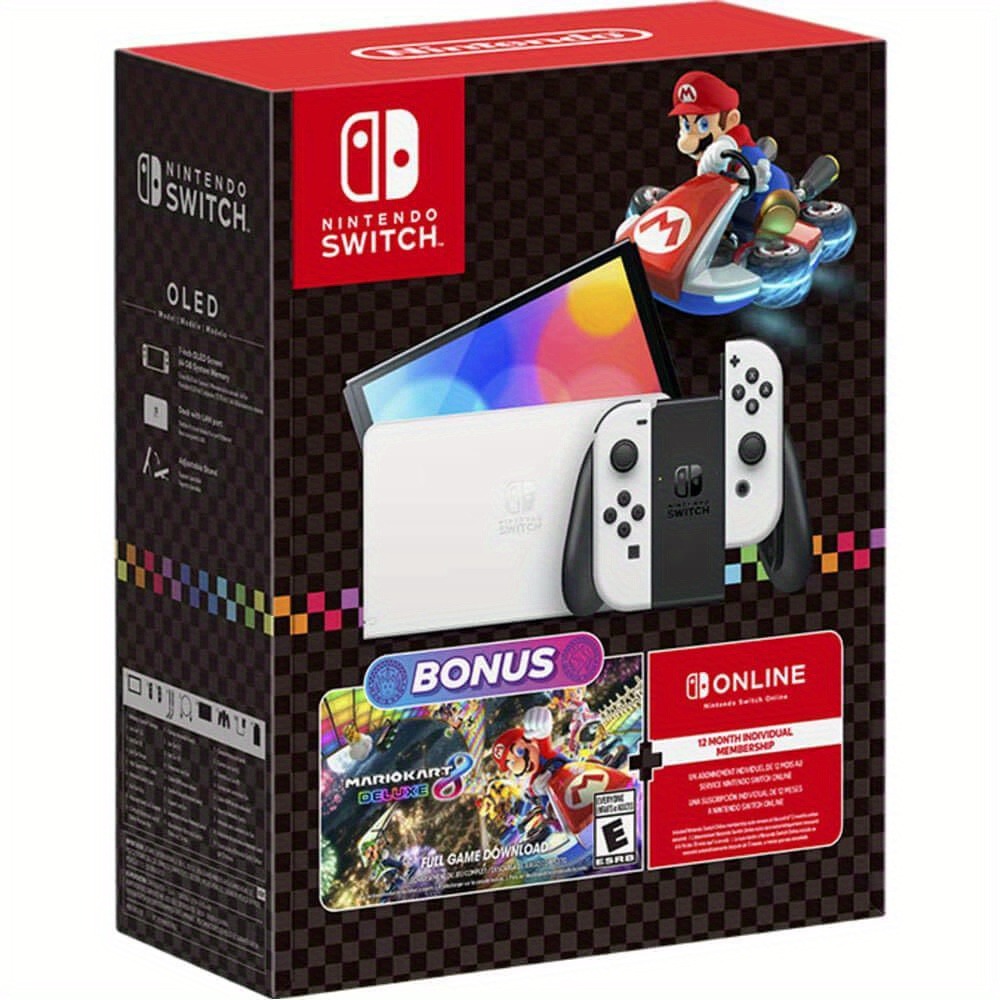 Gaming Console Bundle - Nintendo Switch OLED Console Bundle with