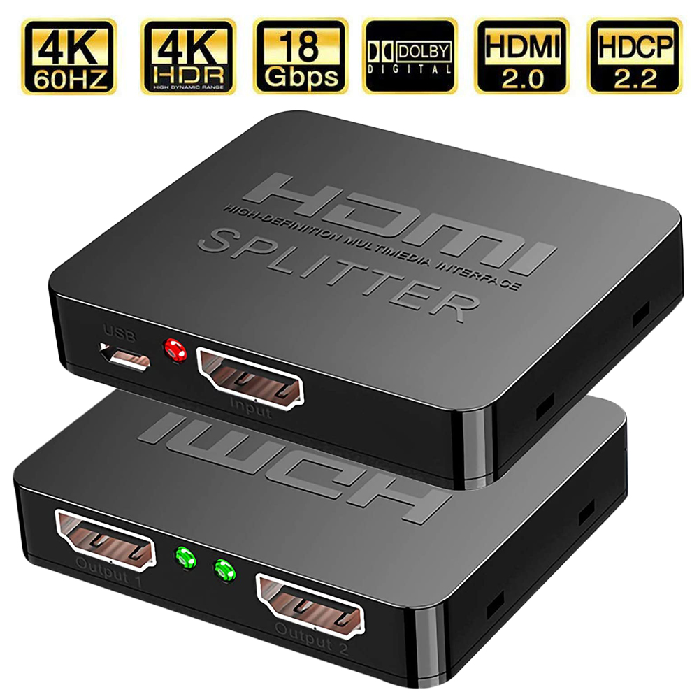 Gaming Console Bundle - 2023 Best 4K HDMI Splitter 1x2