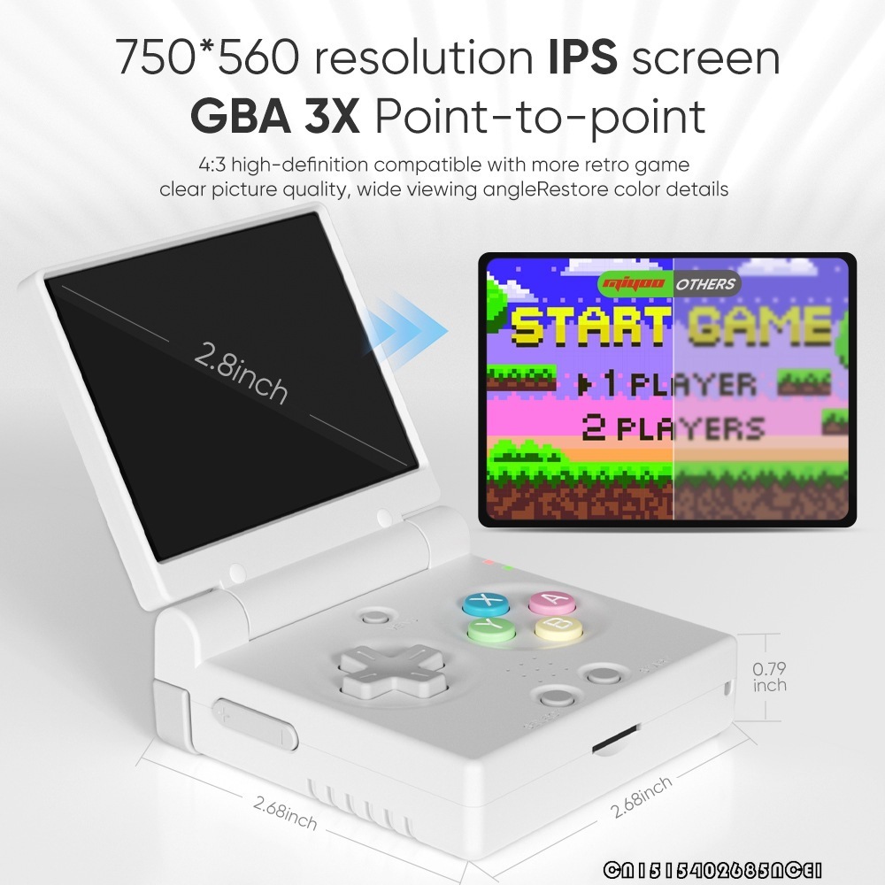 Gaming Console.Emulators - MIYOO Mini Flip Retro Custom Handheld
