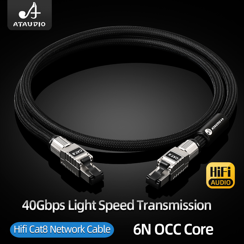 ATAUDIO CAT8 Internet Cord 40G - Lan Cable Gaming 评论和价格