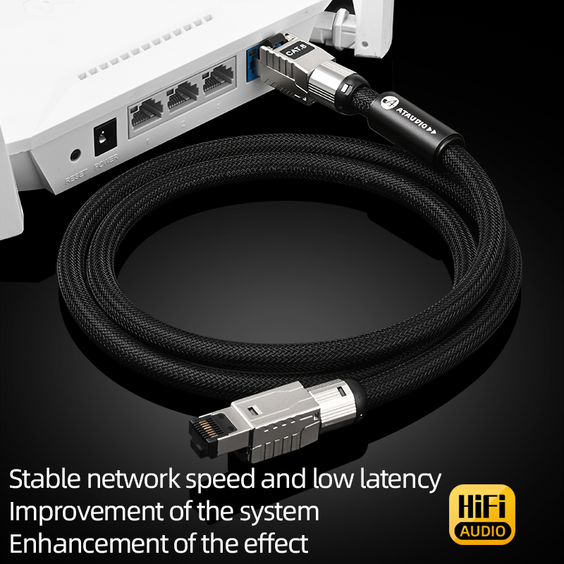 ATAUDIO CAT8 Internet Cord 40G - Lan Cable Gaming 评论和价格