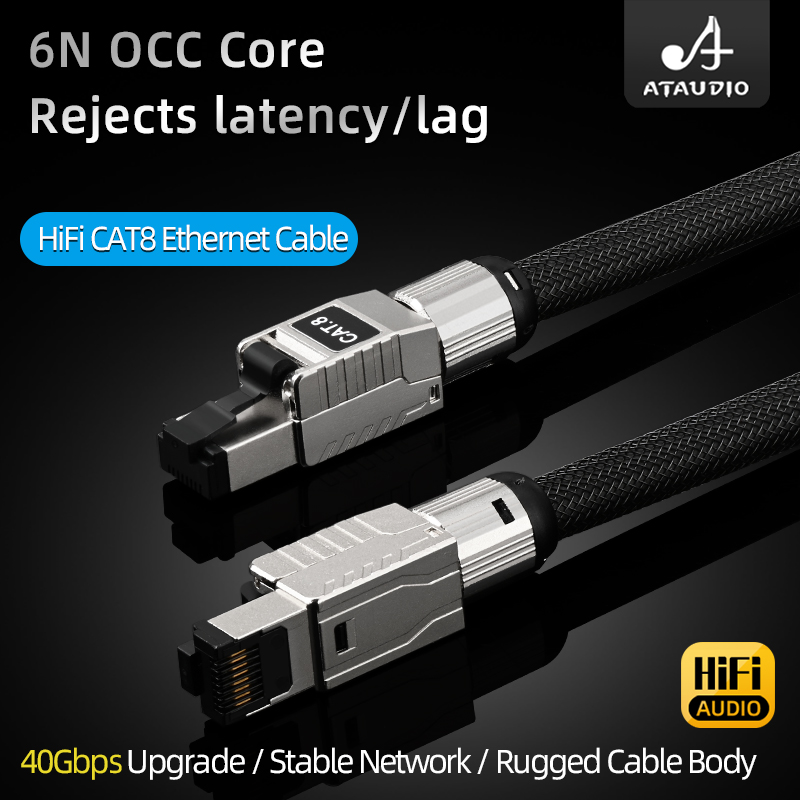 ATAUDIO CAT8 Internet Cord 40G - Lan Cable Gaming 评论和价格