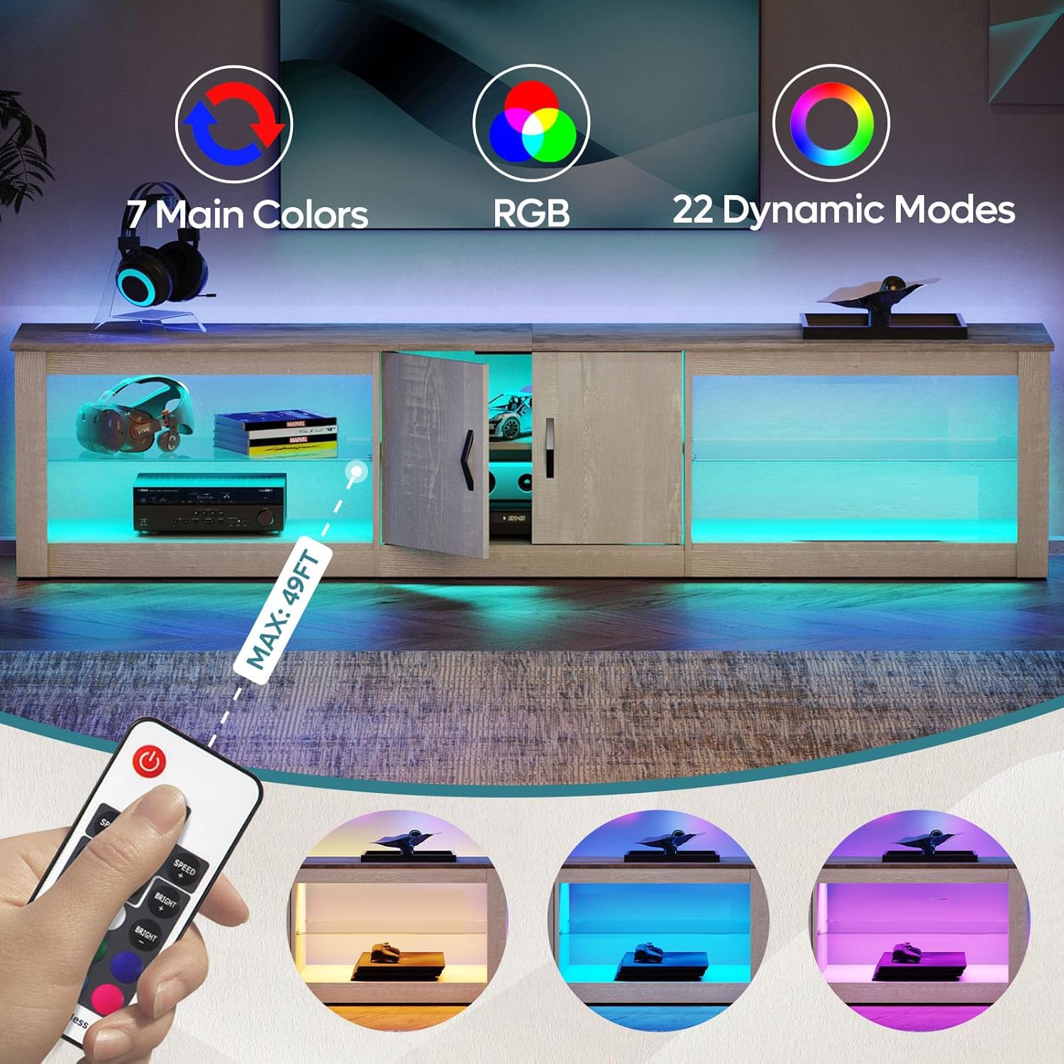 80 Inch TV Stand for 75-86