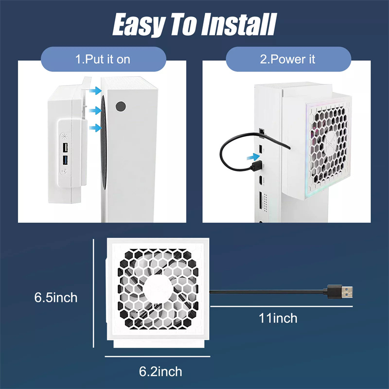 LED Cooling Fan Atmosphere Lig - Gaming Console Xbox Series S 评论和价格