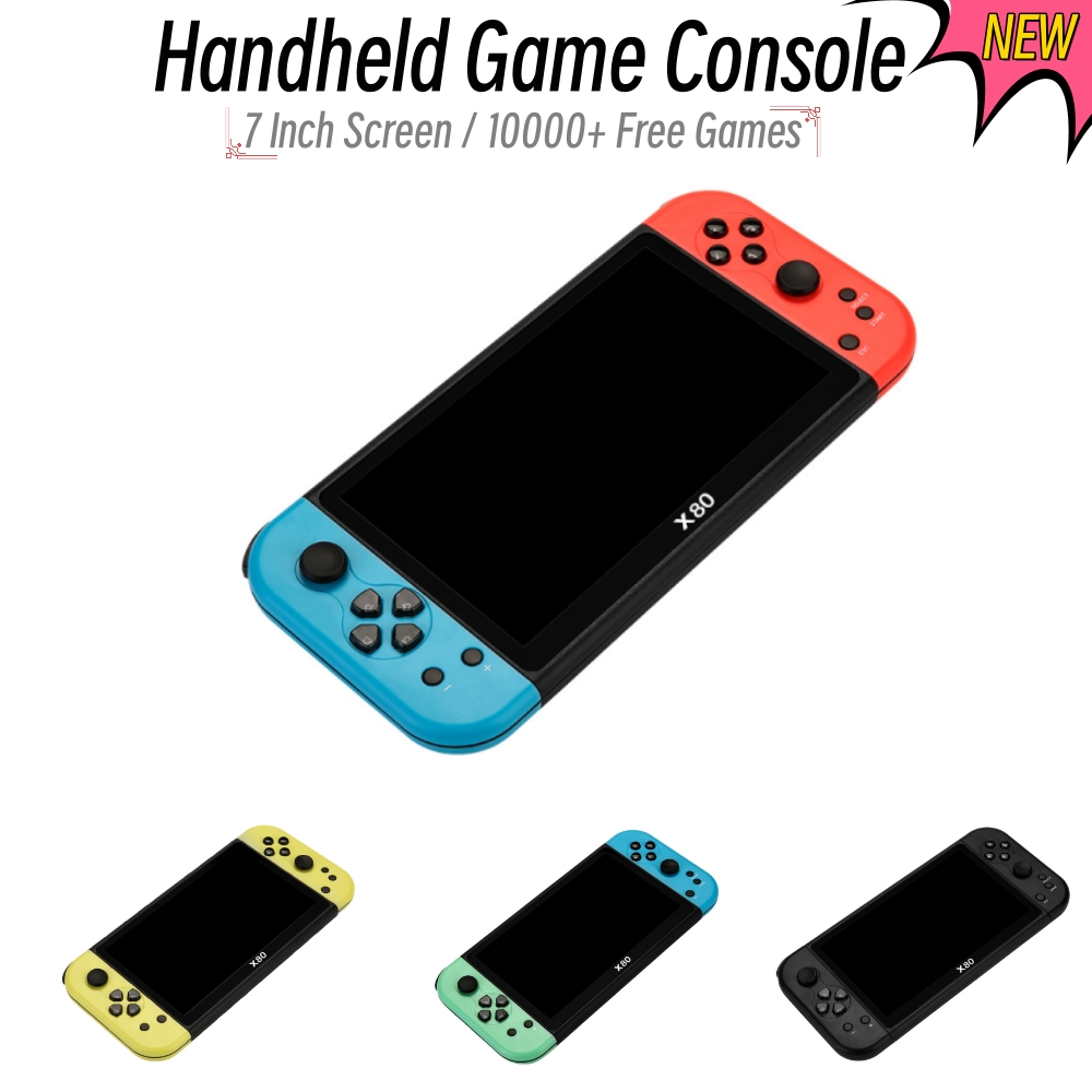 10000 Free Games X80 Portable  - Gaming Console Old 评论和价格