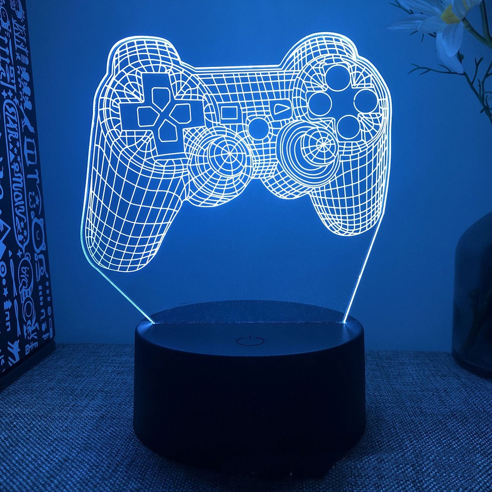 3d Illusion Night Lamp Gaming  - Gaming Console Icon 评论和价格