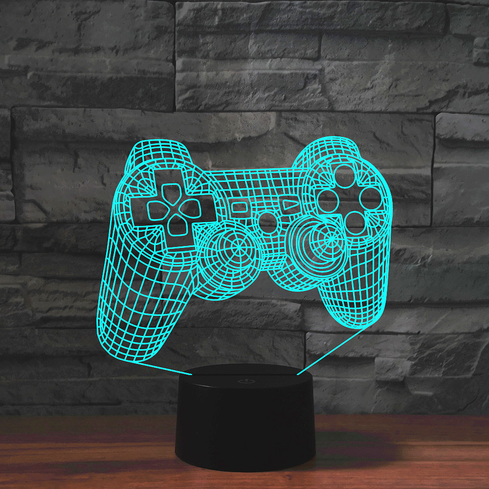 3d Illusion Night Lamp Gaming  - Gaming Console Icon 评论和价格