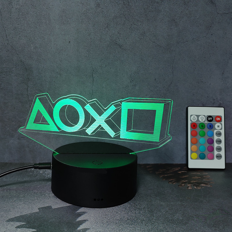 3d Illusion Night Lamp Gaming  - Gaming Console Icon 评论和价格