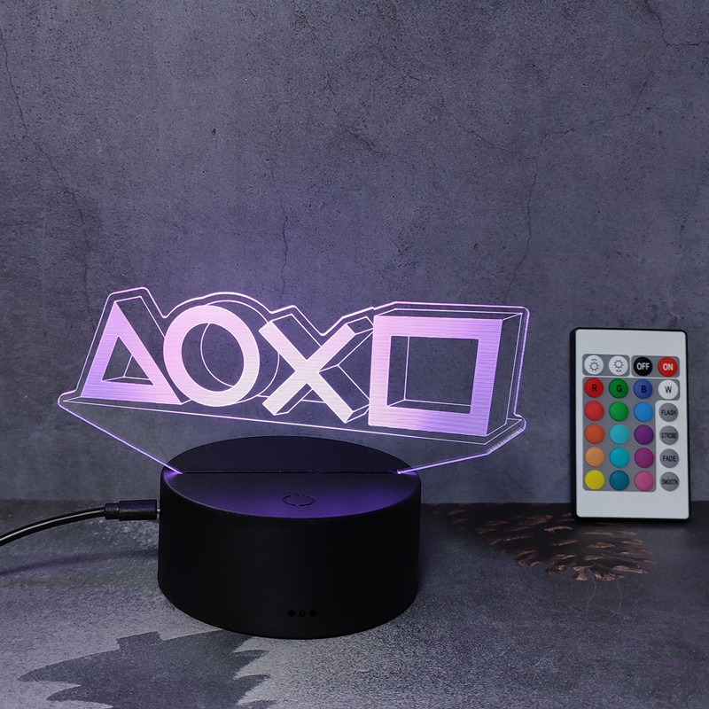 3d Illusion Night Lamp Gaming  - Gaming Console Icon 评论和价格