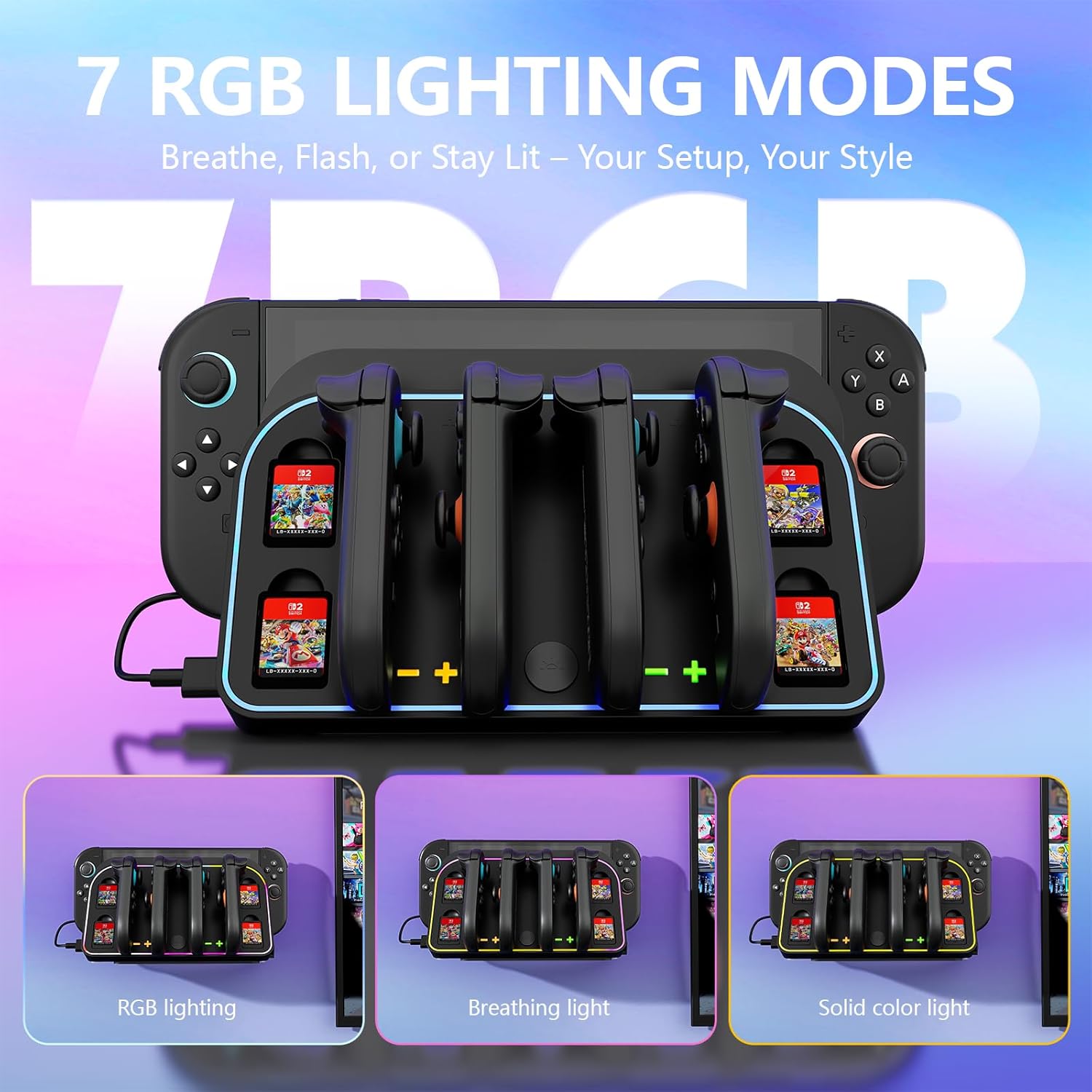 Wall Mount Charging Dock for N - Gaming Console Station 评论和价格