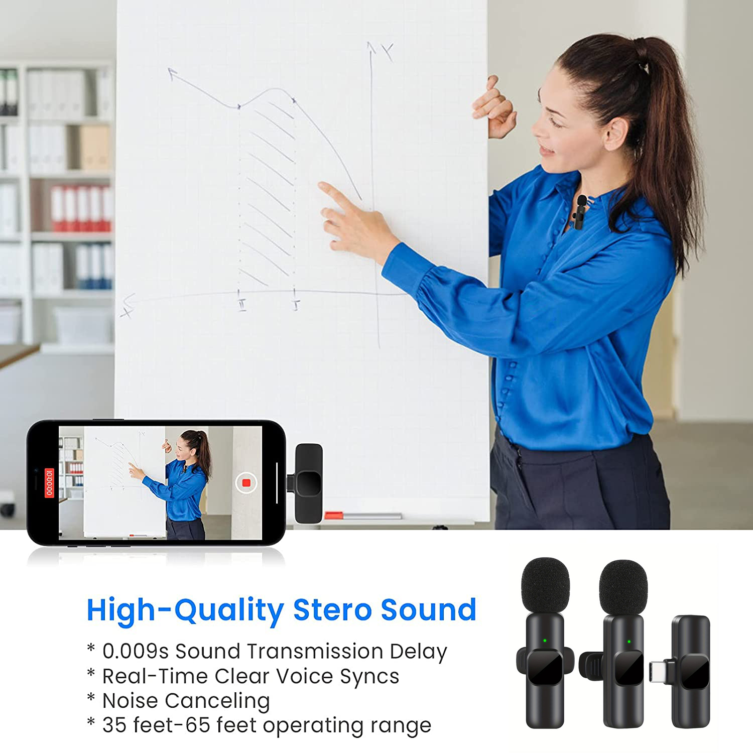 K1 Wireless Lavalier Microphon - Gaming Console For Your Phone 评论和价格