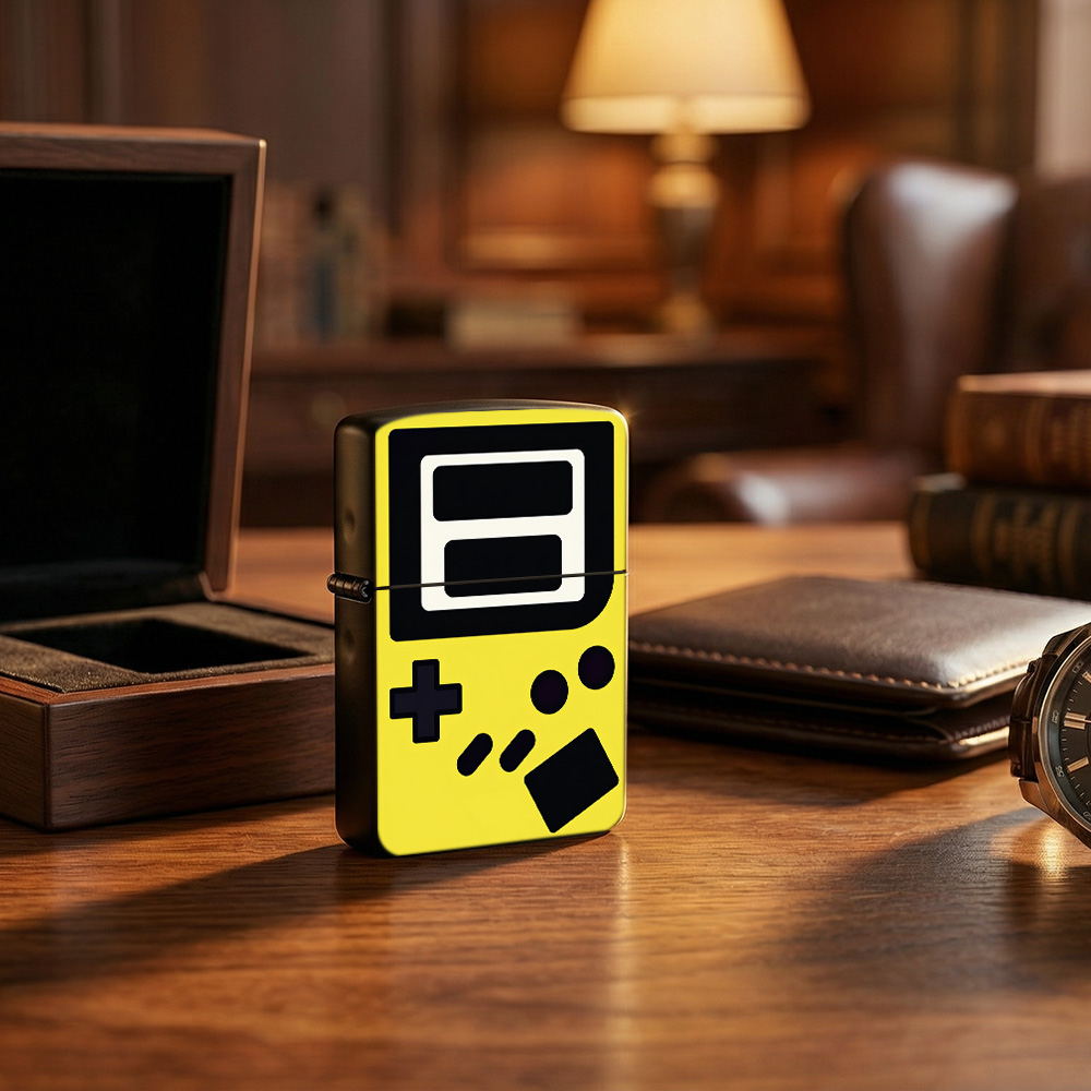 Retro gaming Flip Top Lighter  - Retro.Gaming Console Yellow 评论和价格