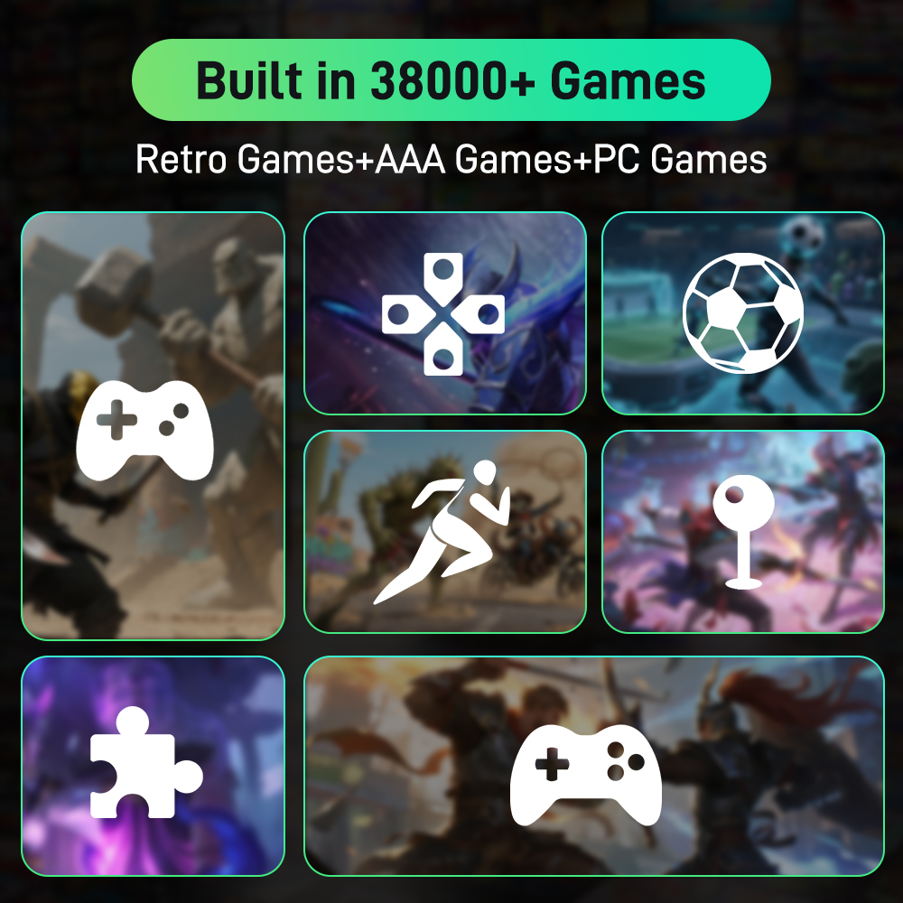 Playnite&Retrobat 500GB Game H - Gaming Console.Emulators 评论和价格