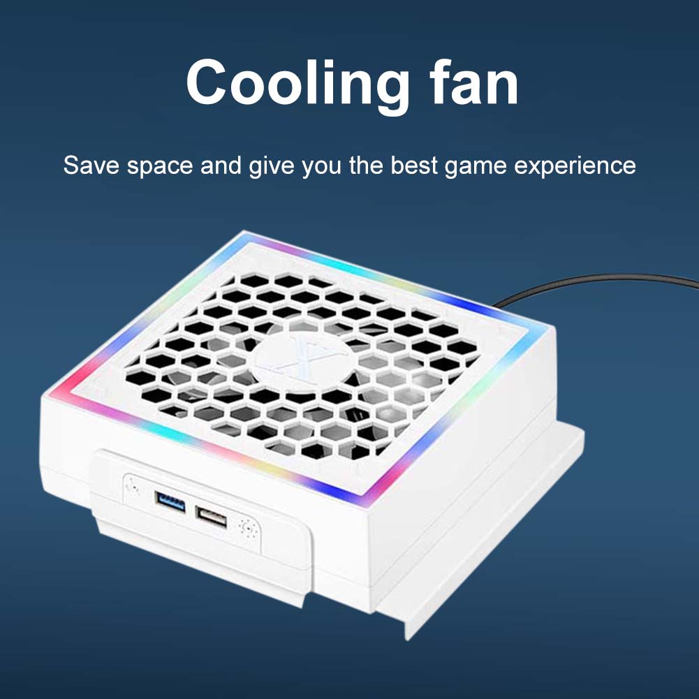 LED Cooling Fan Cooler with LE - Gaming Console Xbox Series S 评论和价格