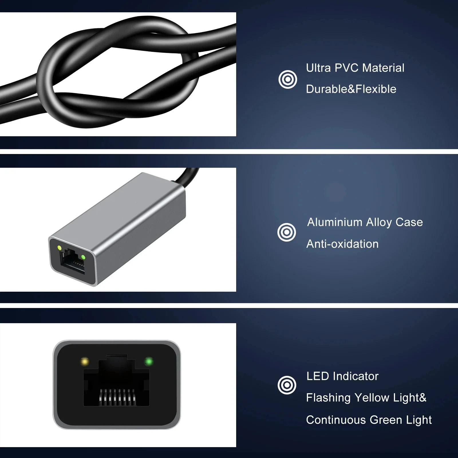 Kebidumei 1000Mbps Network Car - Lan Cable Gaming 评论和价格