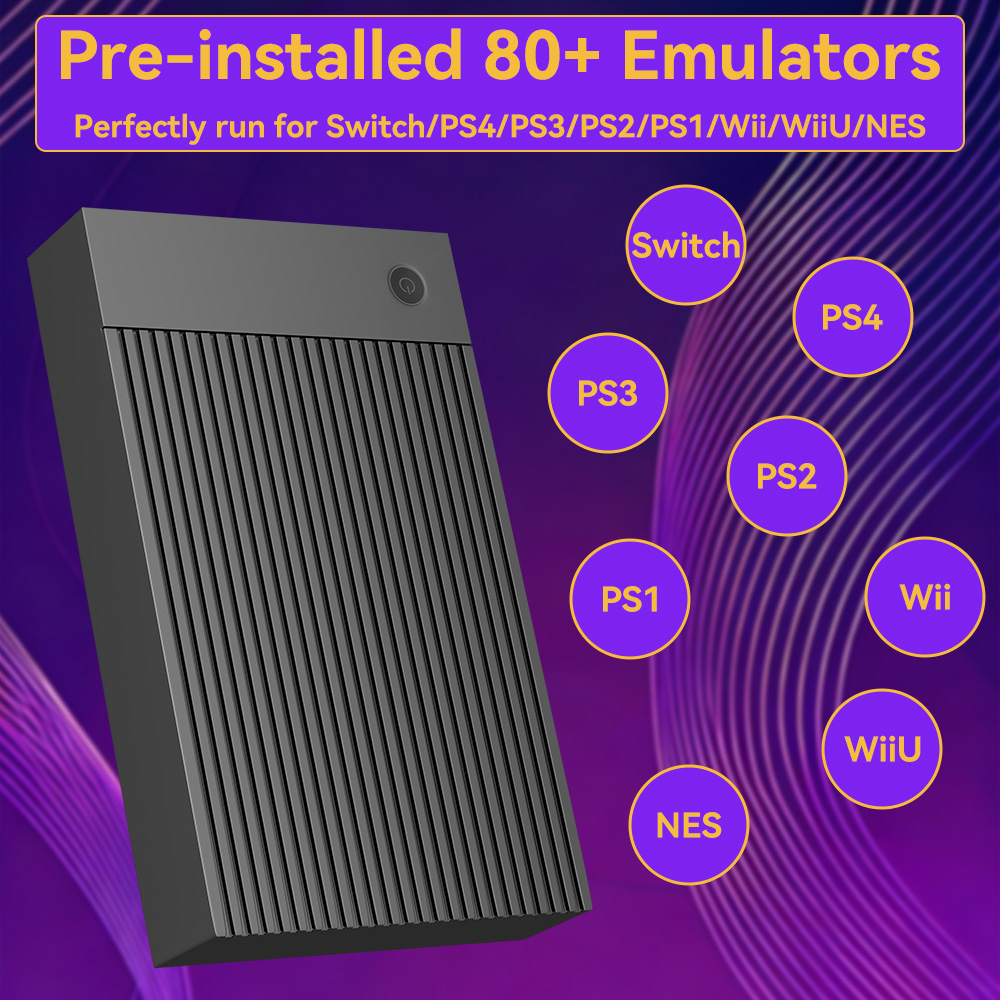 Portable 4TB Gaming HDD with 5 - Gaming Console.Emulators 评论和价格