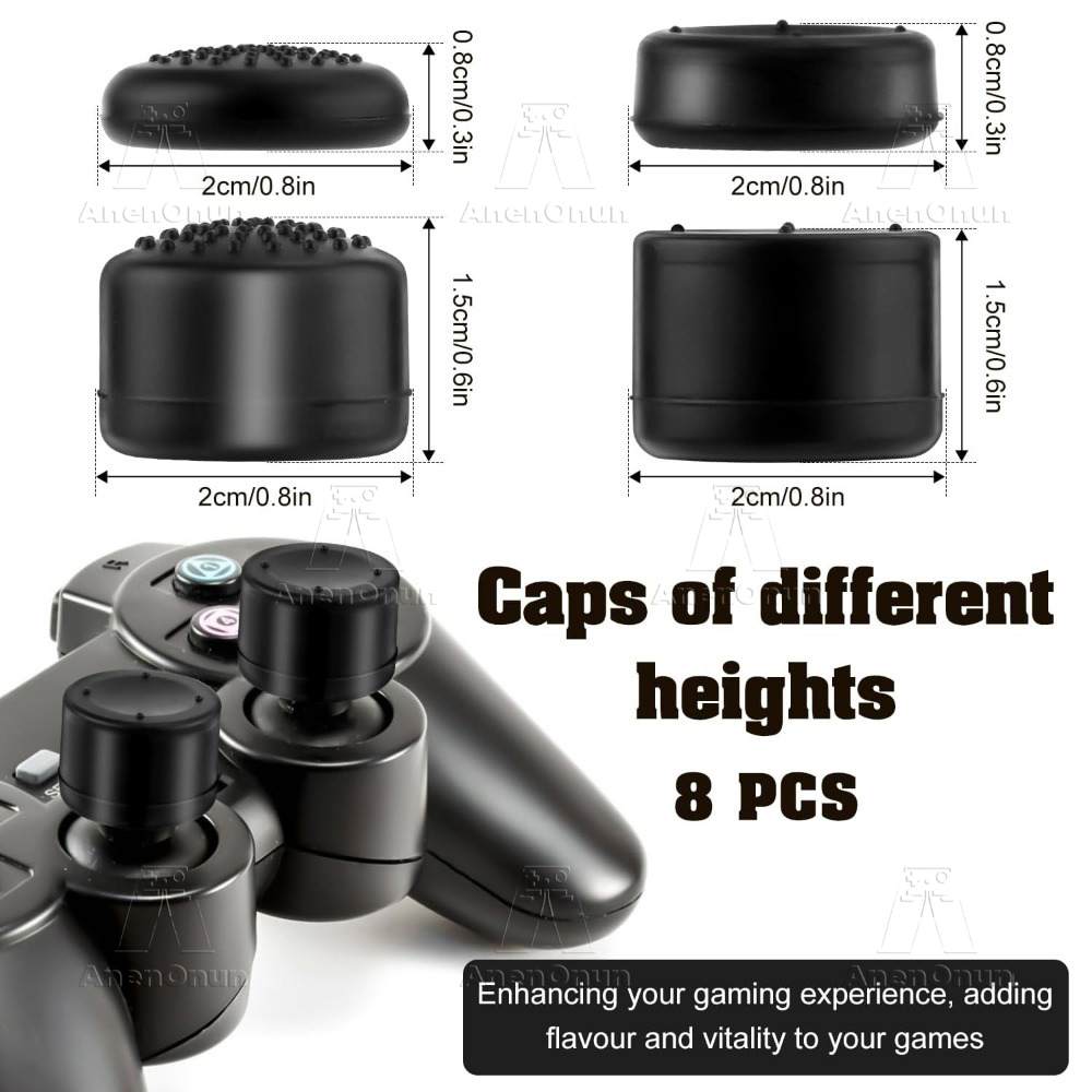 8PCS Thumb Grip Caps Controlle - Gaming Console And Pc 评论和价格