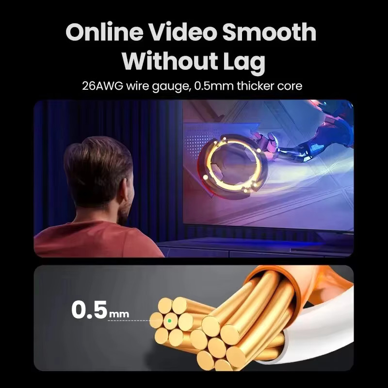 Cat 6 Ethernet Cable LAN Netwo - Lan Cable Gaming 评论和价格