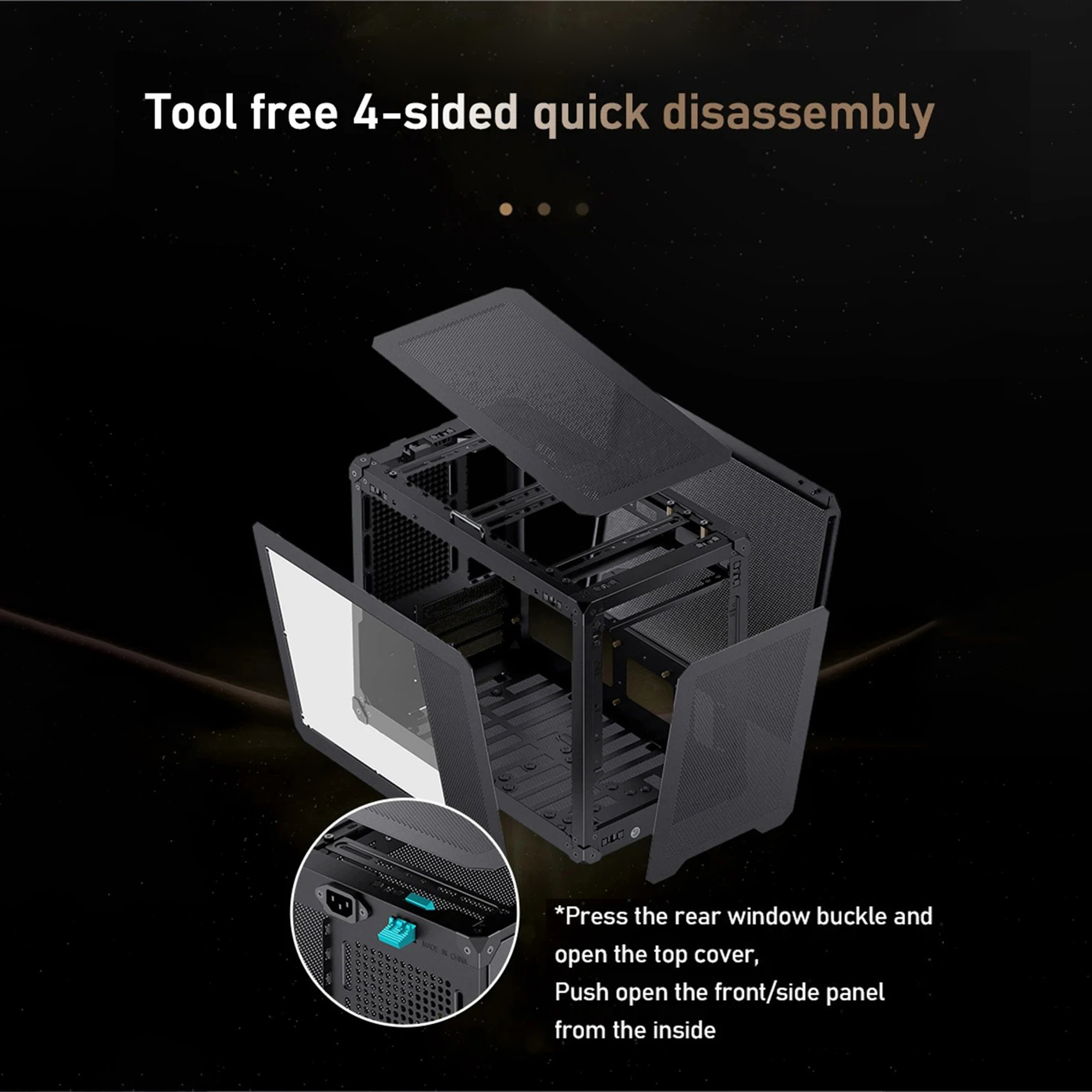 JONSBO C6 MAX Mesh Handle MATX - Console Gaming Pc Case 评论和价格