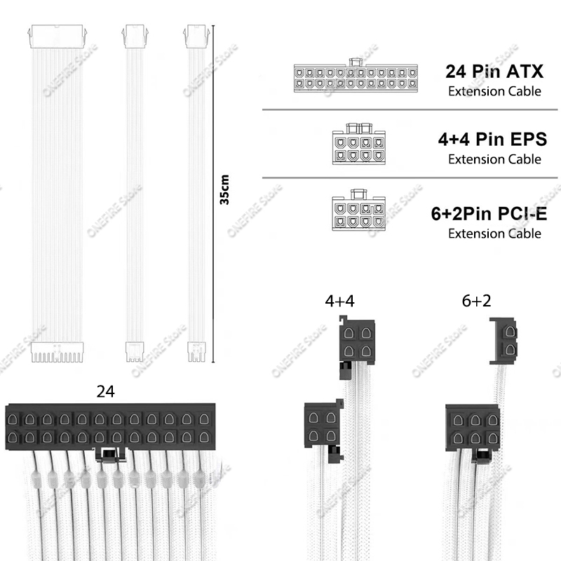 PSU Extension Cable Motherboar - Console Gaming Pc Case 评论和价格