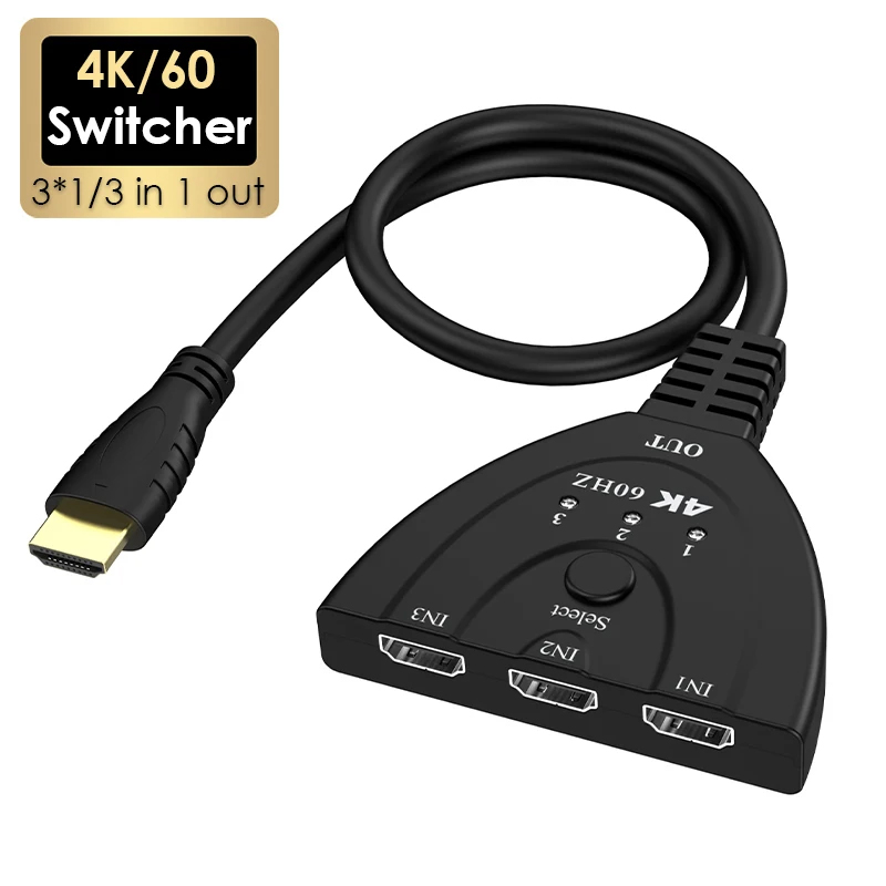 4K 60Hz 3D Mini 3 Port HD Swit - Gaming Console Bundle 评论和价格