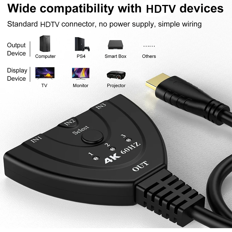 4K 60Hz 3D Mini 3 Port HD Swit - Gaming Console Bundle 评论和价格