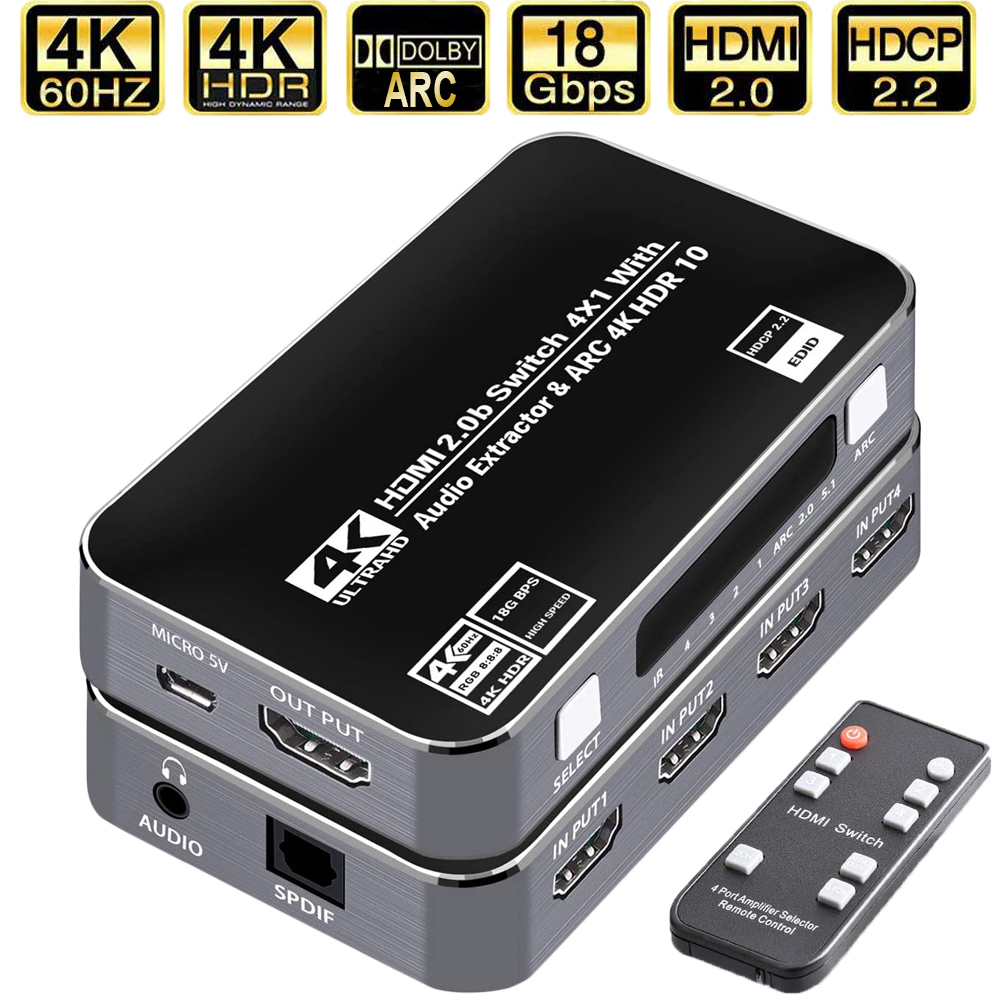 60Hz 4K HDMI Switch HDR HDMI A - Gaming Console Bundle 评论和价格
