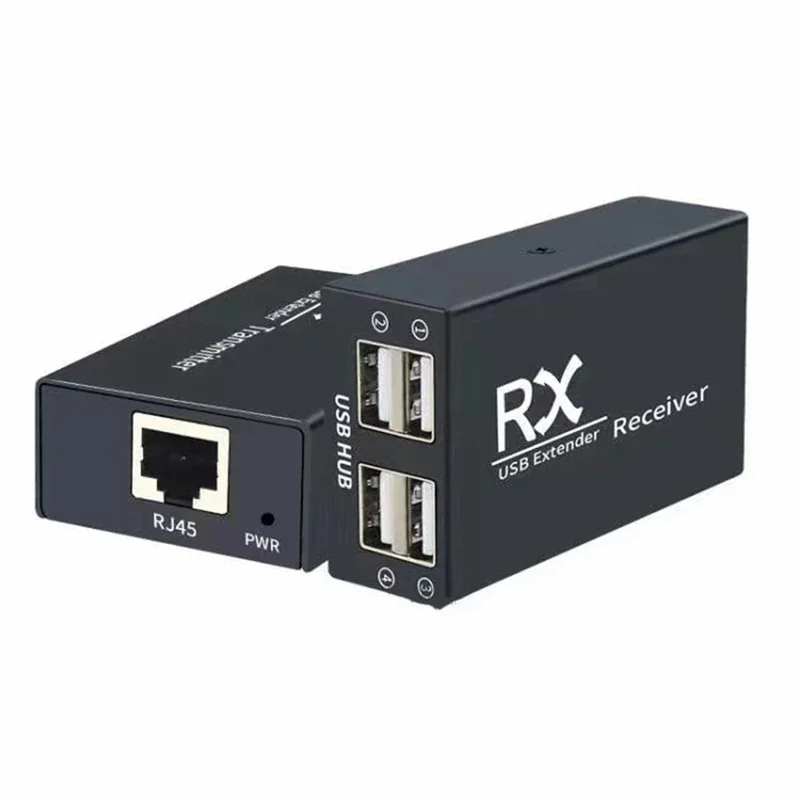120M 4 Port USB Extender Over  - Lan Cable Gaming 评论和价格