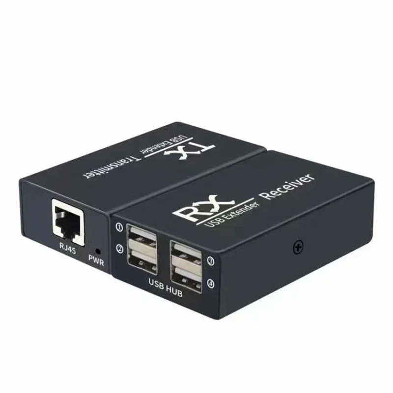 120M 4 Port USB Extender Over  - Lan Cable Gaming 评论和价格