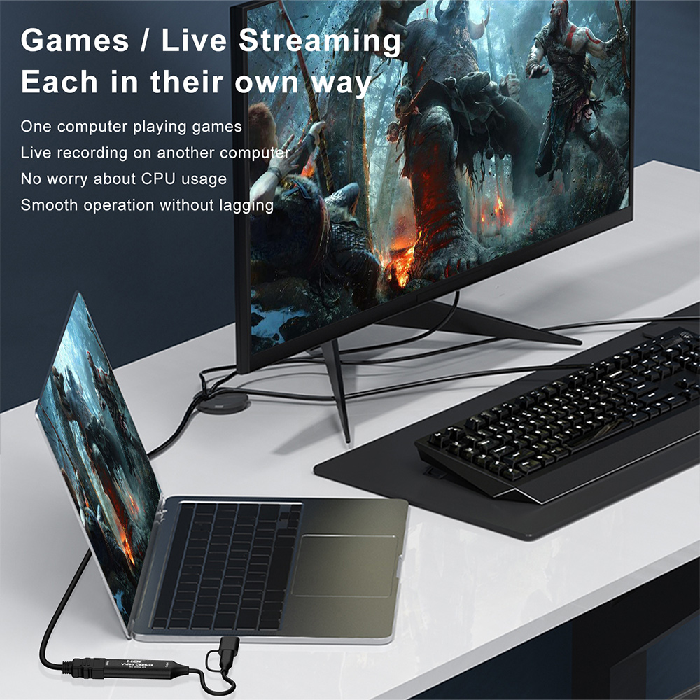 4K HDMI-compatible USB Video C - Gaming Console And Pc 评论和价格